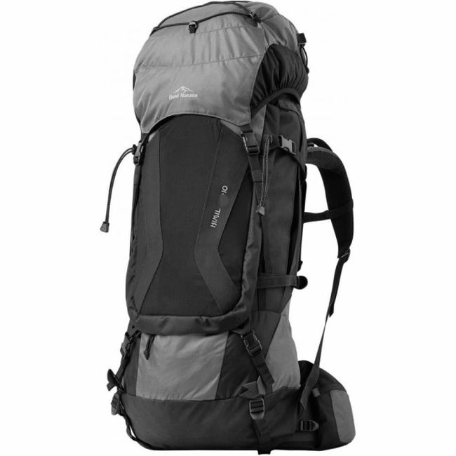 Рюкзак Fjord Nansen Himalaya 70+10 Black Grey - фото 1
