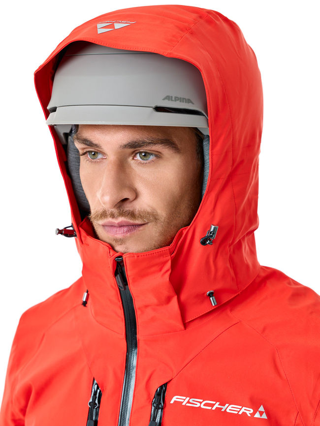 Гірськолижна чоловіча куртка Fischer Thor Jkt Red - фото 17