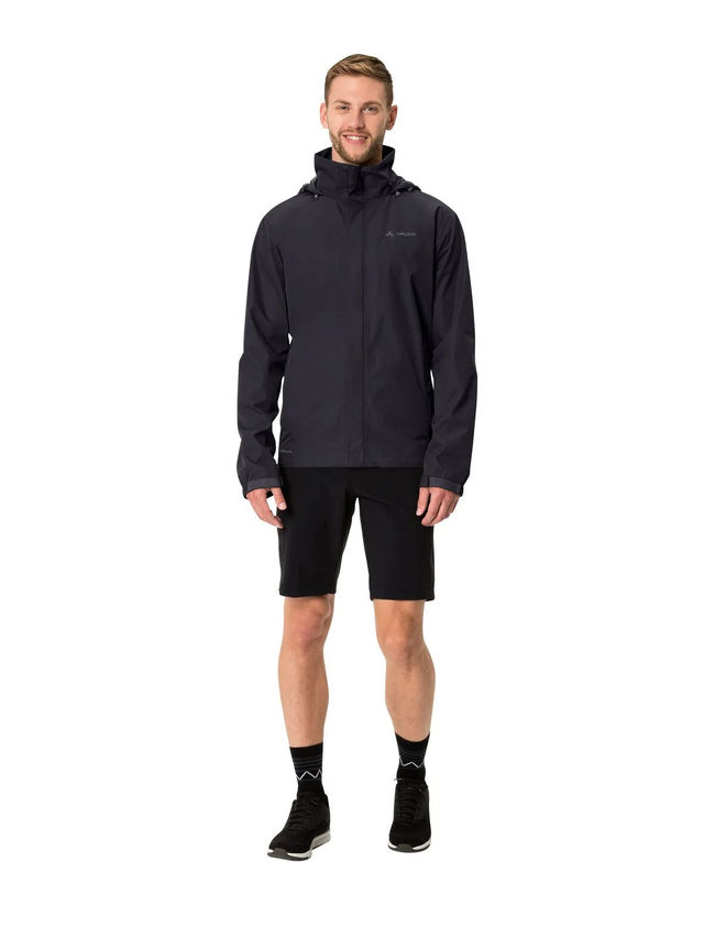 Куртка Vaude Escape Light Rain Jacket Mens Black - фото 3