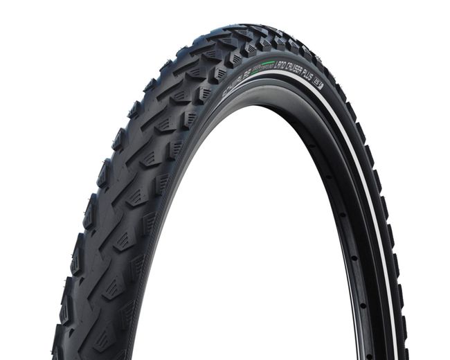 Покришка Schwalbe Land Cruiser Plus 28x1.75 (47-622) Active, PunctureGuard, TwinSkin, GREEN, B/B+RT - фото 1