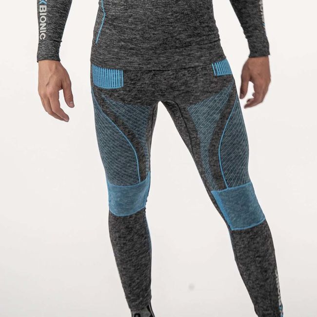 Термоштани X-Bionic Energy Accumulator 4.0 Melange Pants Men Grey Melange / Orange - фото 4