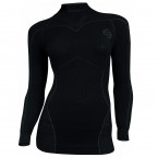 Термобілизна блуза жіноча Brubeck Merino Soft Top W Black - фото 1