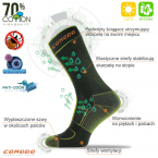 Шкарпетки Comodo Hunting Merino Wool Socks Anti-Ticks Khaki - фото 10
