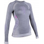 Термофутболка Uyn Fusyon Merino Woman UW Shirt Lg-Sl. Anthracite Purple Pink