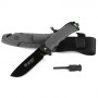 Ніж з паракордом Ganzo G8012V2-GY Gray