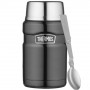 Термос для їжі з ложкою Thermos King Food Jar 0.710 ml Metallic Grey