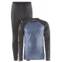 Комплект термобілизни Craft Core Warm Baselayer Set Man Granite Flow