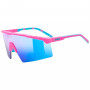 Окуляри Uvex Flowline Pink matt mirror blue
