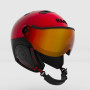 Гірськолижний шолом Kask Montecarlo Мisor Red / red mirror