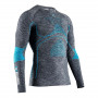 Термофутболка X-Bionic Energy Accumulator 4.0 Melange Shirt LS Men Grey/Blue