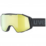 Гірськолижна маска Uvex Gravity FM Black matt /mirror yellow S3