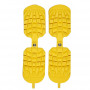 Накладки для гірськолижних черевиків Sidas Ski Boots Traction Yellow