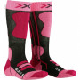 Лижні шкарпетки X-Socks Ski Junior 4.0 Anthracite Melange / Fluo Pink