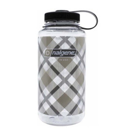 Пляшка для води Nalgene Wide Mouth Plaid Beige 0.95L