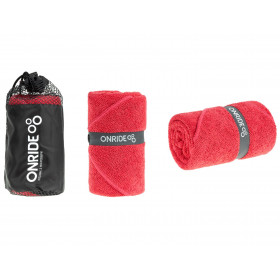 Рушник з махрової мікрофібри у чохлі Onride Dry Red 100х50 см