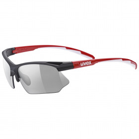 Окуляри Uvex Sportstyle 802 Vario Black red white