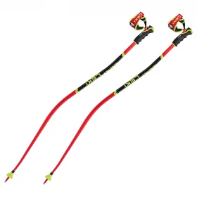 Гірськолижні палиці Leki WCR SG/DH 3D Bright red-black-neonyellow