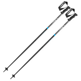 Гірськолижні палиці Leki QNTM Black-light anthracite-cyan '26