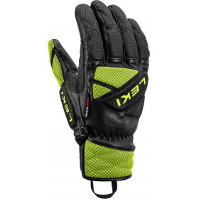 Рукавички Leki WCR Venom DH 3D Black-ice lemon '26