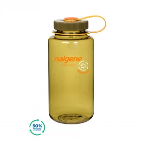 Пляшка для води Nalgene Wide Mouth Olive Sustain Water Bottle 0.95L