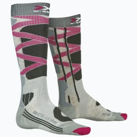 Лижні шкарпетки X-Socks Ski Control 4.0 W Grey Melange Charcoal