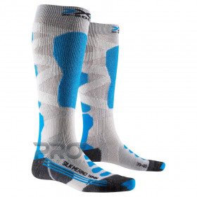 Лижні шкарпетки X-Socks Ski Silk Merino 4.0 W White Black Turquoise
