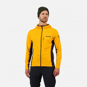Чоловічий фліс Rossignol Blackside Full-Zip Hooded Fleece Saffron Ylw