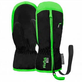 Рукавички дитячі Reusch Ben Mitten Black Neon green