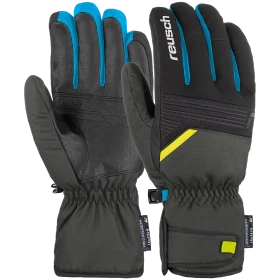 Рукавички чоловічі Reusch Bradley R-Tex Xt Dark Granite/Safety Yel