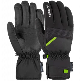 Рукавички чоловічі Reusch Bradley R-Tex Xt Black / Neon Green