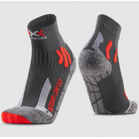 Трекінгові шкарпетки X-Socks Trek Outdoor Low Cut Men Anthracite / Red