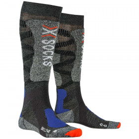 Лижні шкарпетки X-Socks Ski Light 4.0 Anthracite Melange Stone Gray Melange