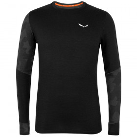 Термофутболка Salewa Cristallo L/S Mns Black