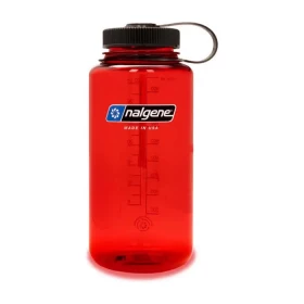 Пляшка для води Nalgene Wide Mouth Red Sustain Water Bottle 0.95L