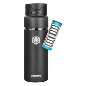 Фільтр для води Aquamira Shift 32oz Filter Bottle BLU Line Black (950 ml)