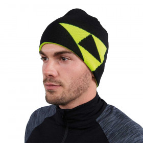 Шапка Fischer Logo Reversible Black/Neon/Yellow