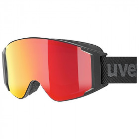 Маска Uvex G.GL 3000 TOP Black Matt/mirror red