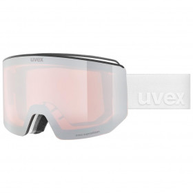 Гірськолижна маска Uvex Lace Attract FM White matt/silver-orange S2