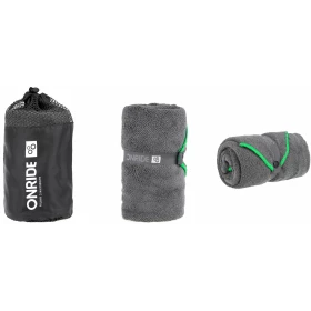 Рушник з махрової мікрофібри у чохлі Onride Dry Gray 120х60 см