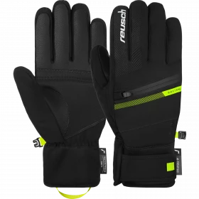 Рукавички чоловічі Reusch Steve R-Tex XT Black Safety Yellow