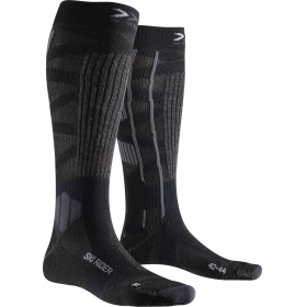 Лижні шкарпетки X-Socks Ski Rider Silver 4.0 Dark Grey Melange/Black