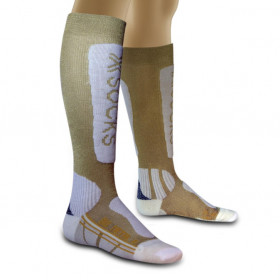 Лижні шкарпетки X-Socks Ski Metal Lady Gold / White