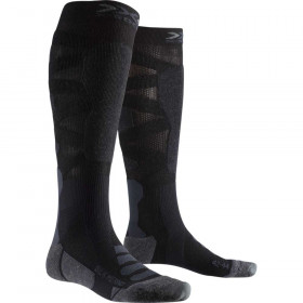 Лижні шкарпетки X-Socks Ski Silk Merino 4.0 Black / Dark Grey Melange